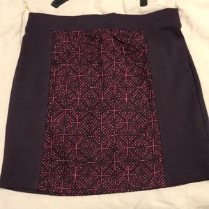 American eagle purple textured mini skirt